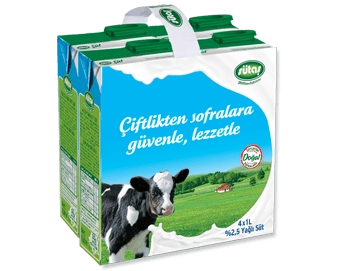 Sütaş %2,5 Yağlı Süt 4x1 L