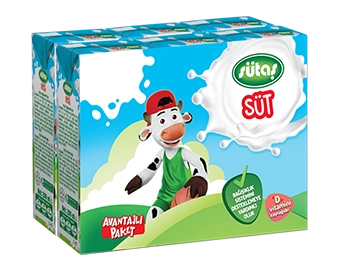Sütaş %2,5 Yağlı Süt 6x180 ml