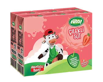 Sütaş Çilekli Süt 6x180 ml