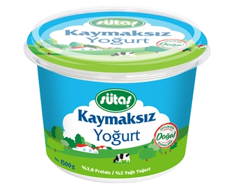 Sütaş Yağlı Kaymaksız Yoğurt 1500 g