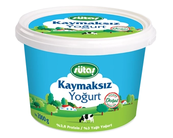 Sütaş Yağlı Kaymaksız Yoğurt 2000 g