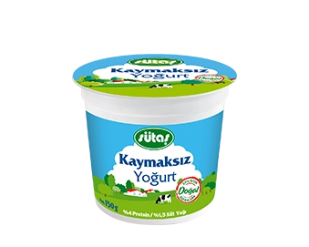 Sütaş Yarım Yağlı Kaymaksız Yoğurt 150 g